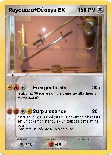 Pokemon Rayquaza+Déoxys EX