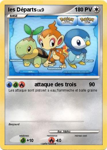 Pokemon les Départs