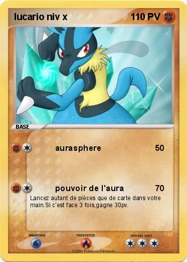 Pokemon lucario niv x