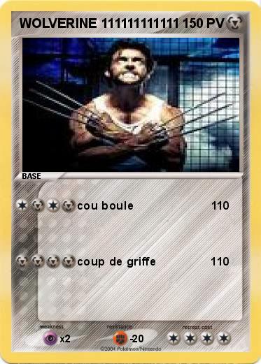 Pokemon WOLVERINE 111111111111