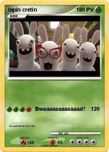 Pokemon lapin cretin