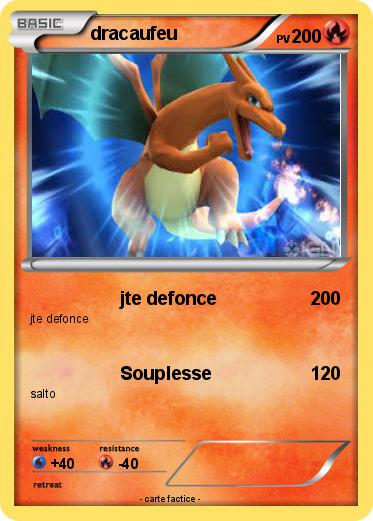 Pokemon dracaufeu