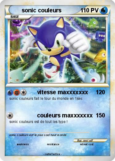Pokemon sonic couleurs