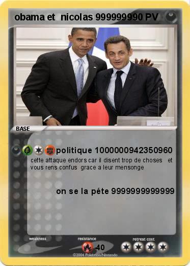 Pokemon obama et  nicolas 9999999