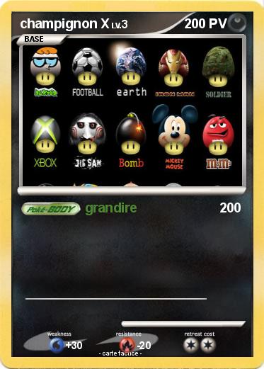 Pokemon champignon X