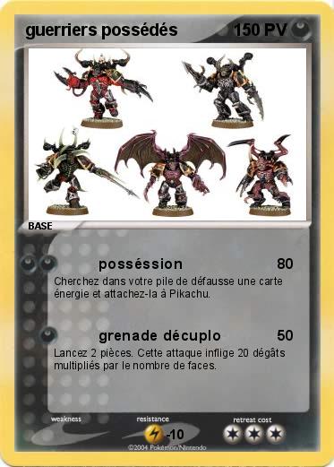 Pokemon guerriers possédés