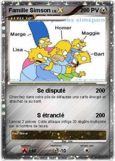 Pokemon Famille Simson