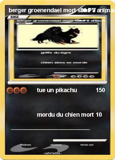 Pokemon berger groenendael mort sims 3 animaux & cie
