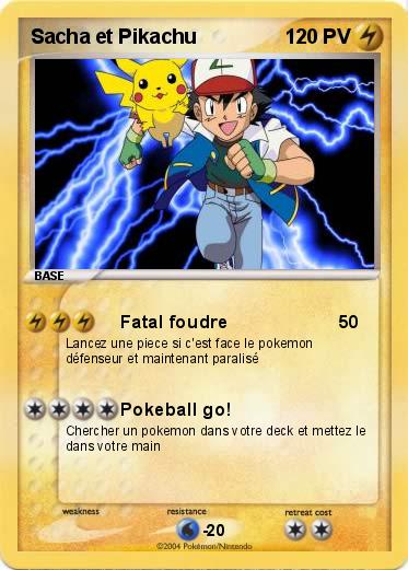 Pokemon Sacha et Pikachu