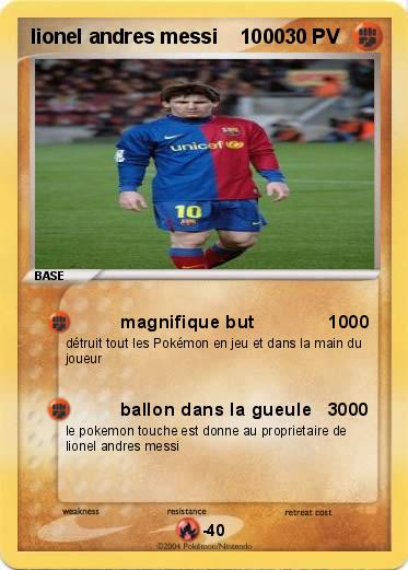 Pokemon lionel andres messi    1000