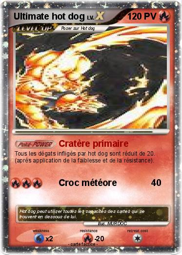 Pokemon Ultimate hot dog