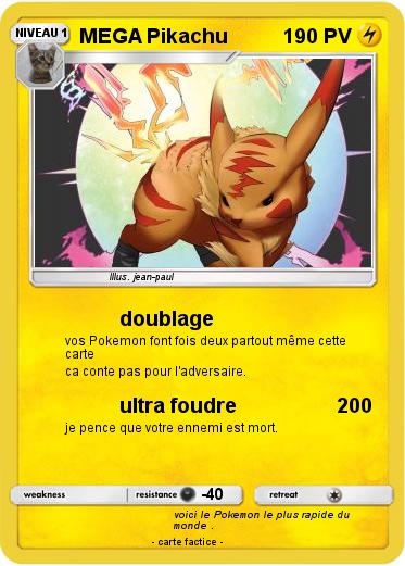 Pokemon MEGA Pikachu