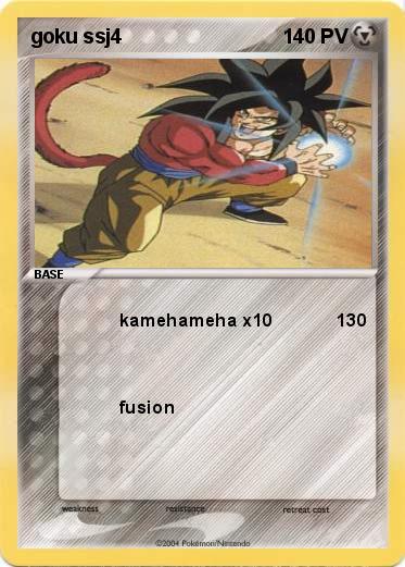 Pokemon goku ssj4