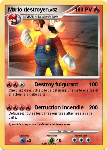 Pokemon Mario destroyer