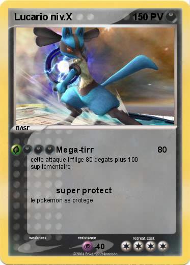 Pokemon Lucario niv.X
