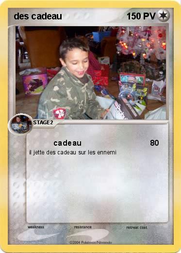 Pokemon des cadeau
