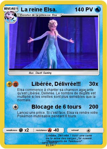 Pokemon La reine Elsa.
