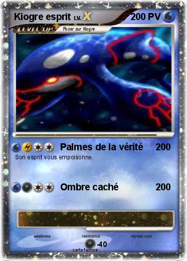 Pokemon Kiogre esprit