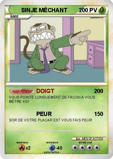 Pokemon SINJE MÉCHANT