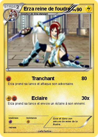 Pokemon Erza reine de foudre