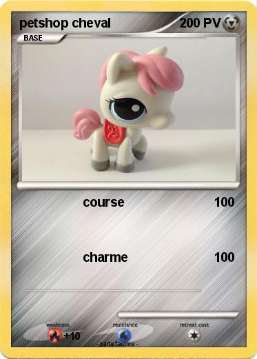 Pokemon petshop cheval