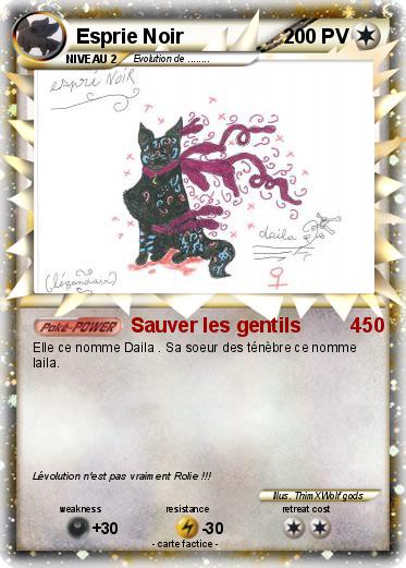 Pokemon Esprie Noir
