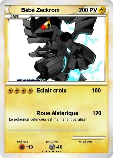 Pokemon Bébé Zeckrom