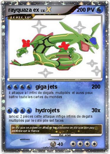 Pokemon rayquaza ex