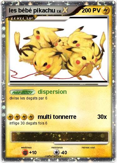 Pokemon les bébé pikachu