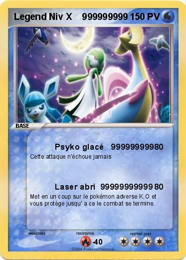 Pokemon Legend Niv X    999999999