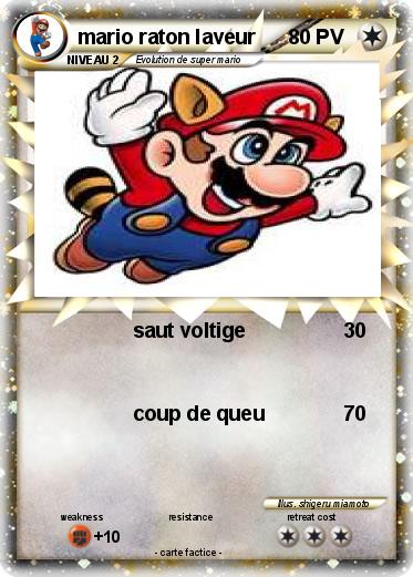 Pokemon mario raton laveur