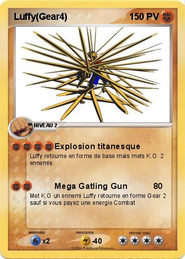 Pokemon Luffy(Gear4)