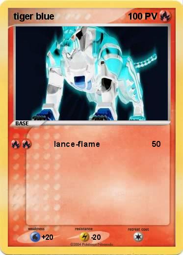 Pokemon tiger blue