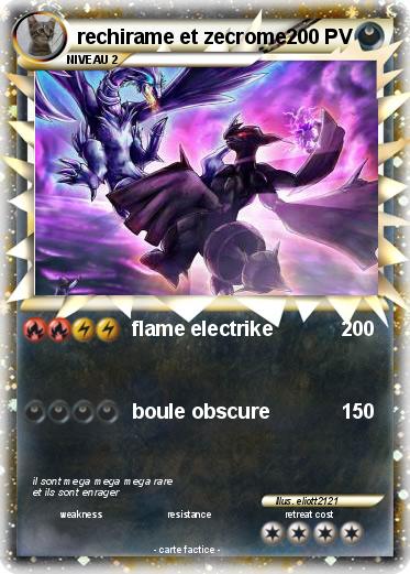 Pokemon rechirame et zecrome