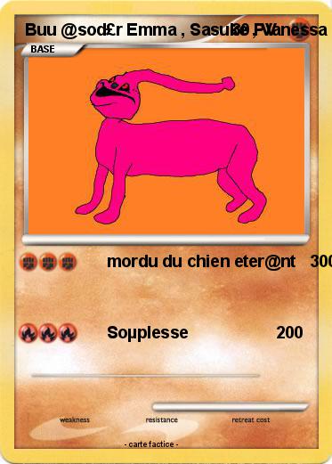 Pokemon Buu @sod£r Emma , Sasuke , Vanessa , Néro , Blue , Ghislane et Hook