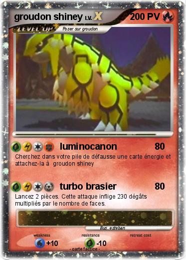 Pokemon groudon shiney