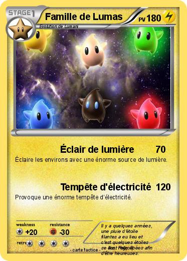 Pokemon Famille de Lumas