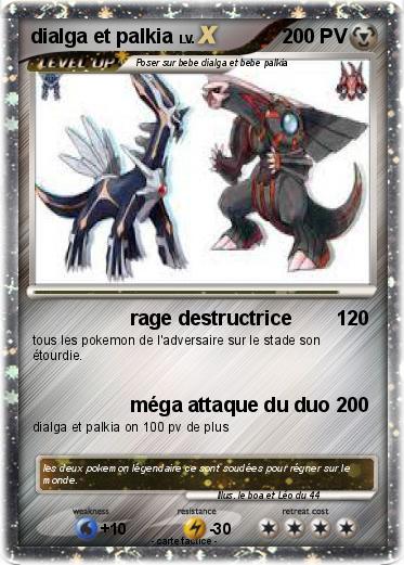 Pokemon dialga et palkia