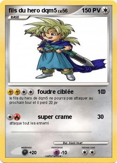 Pokemon fils du hero dqm5