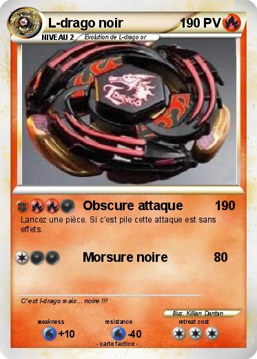 Pokemon L-drago noir