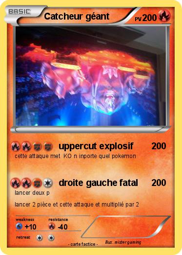 Pokemon Catcheur géant