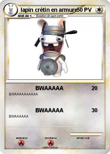 Pokemon lapin crétin en armure
