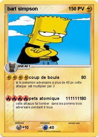 Pokemon bart simpson