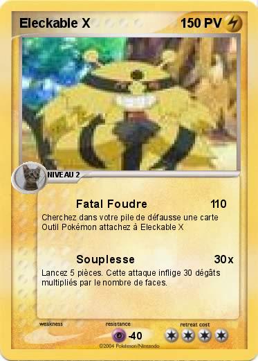 Pokemon Eleckable X           