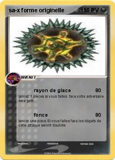 Pokemon sa-x forme originelle