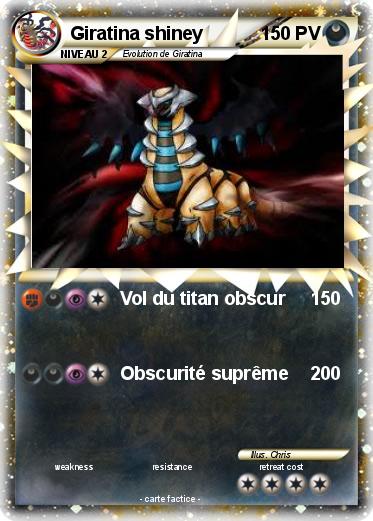 Pokemon Giratina shiney