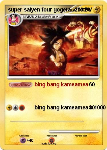 Pokemon super saiyen four gogeta