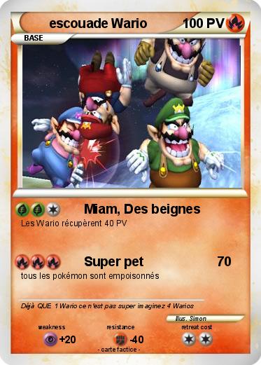 Pokemon escouade Wario
