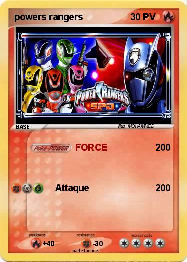 Pokemon powers rangers
