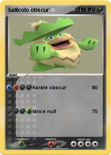 Pokemon ludicolo obscur